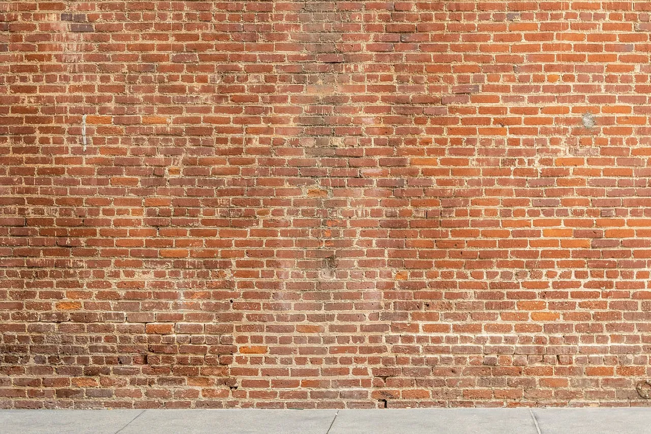 Masonry brick wall
