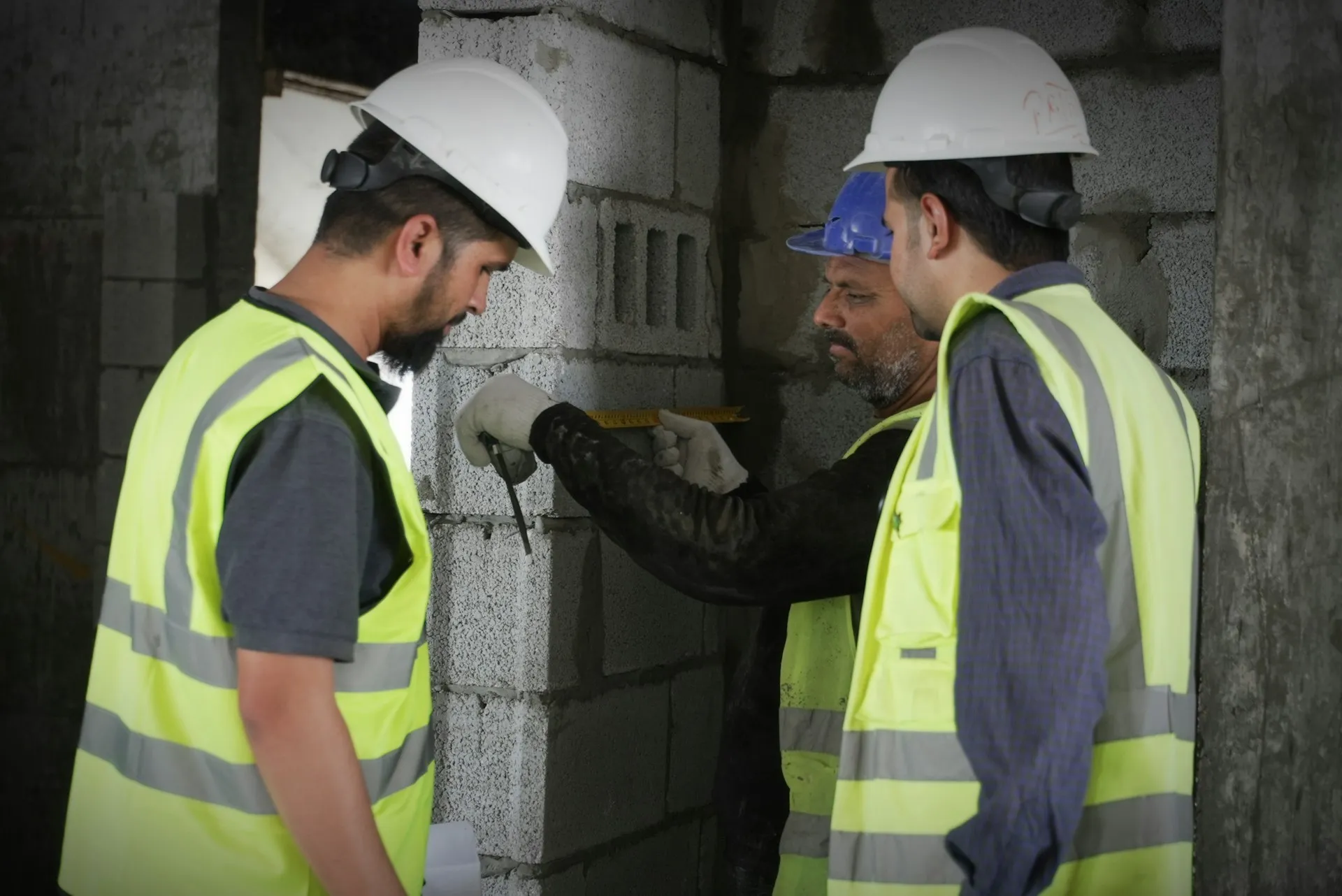 engineers taking measuraments